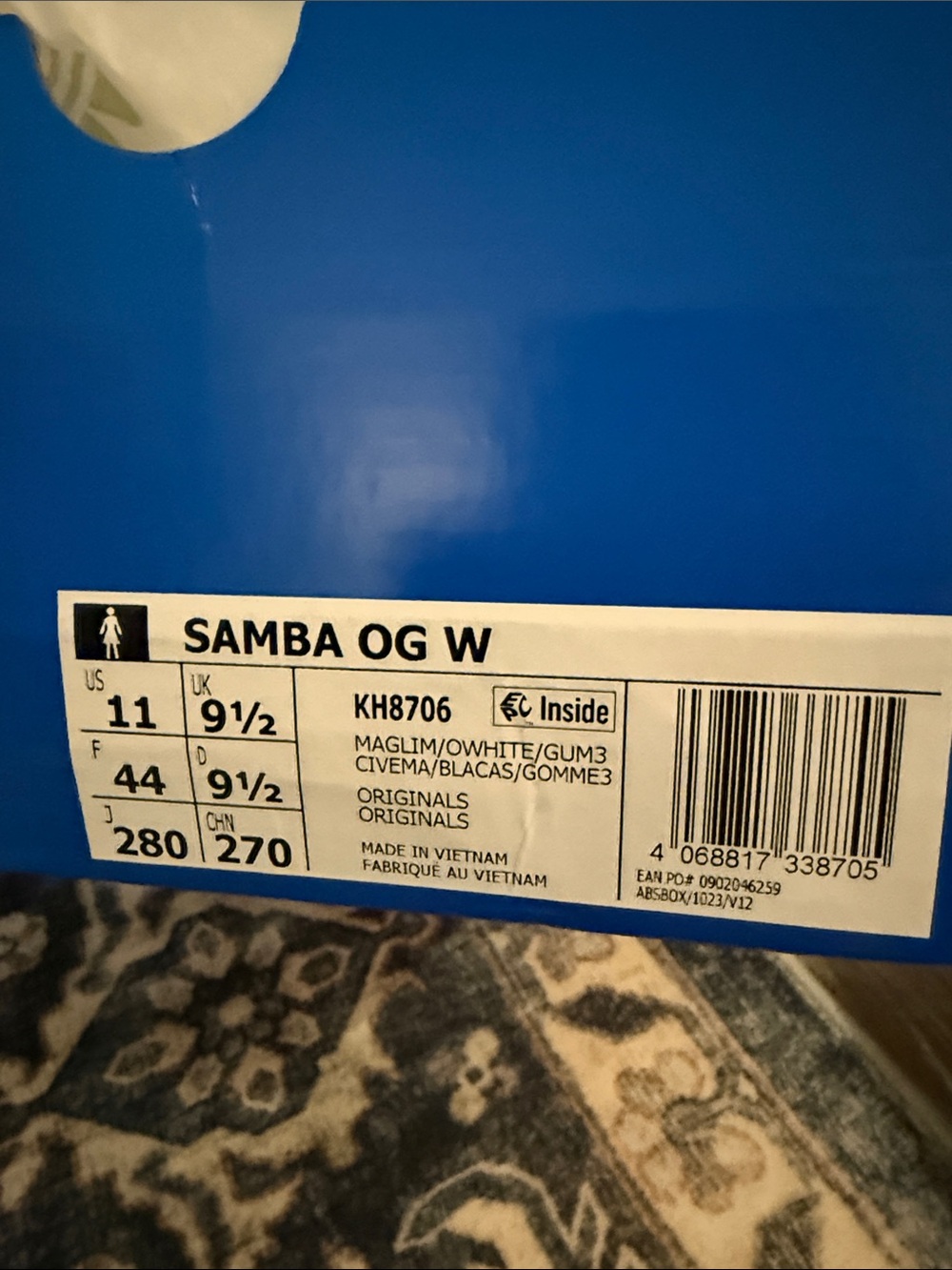 adidas MollyMae collab Samba OG in Matcha - Picture 3 of 3